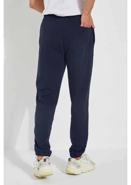 Erkek 3 Iplik Cepli Beli ve Paçası Lastikli Düz Eşofman Altı indirimleri