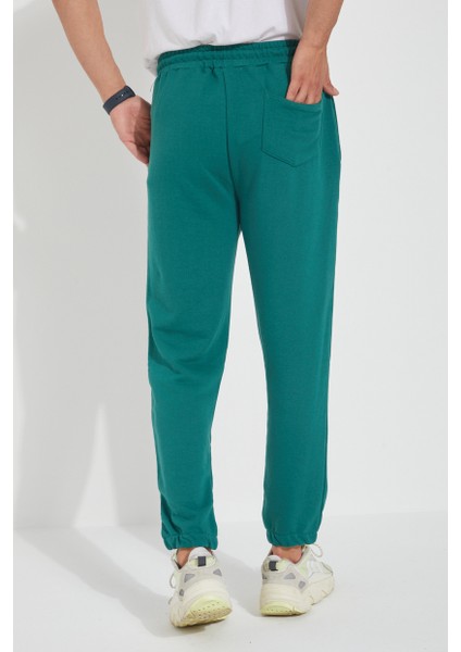 Erkek 3 Iplik Cepli Beli ve Paçası Lastikli Düz Eşofman Altı indirimleri