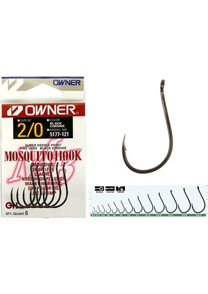 5177 Mosquito Olta Iğnesi Kancası