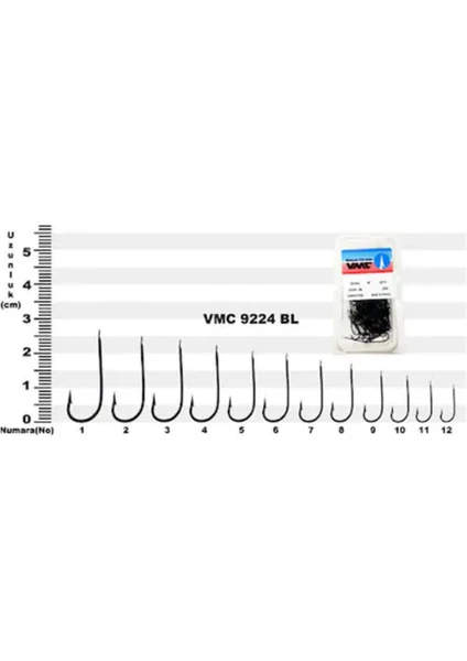 Vmc 9224 Bl Serisi Olta Iğnesi