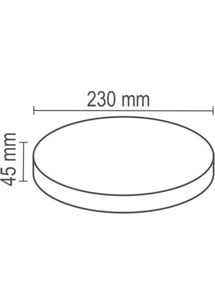 36Watt Yeni Nesil Sıva Üstü Led Panel Armatür (Beyaz Işık)