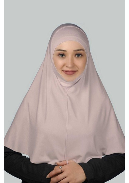 Al-Tobeh Hazır Türban Peçeli Pratik Eşarp Tesettür Nikaplı Hijab - Namaz Örtüsü Sufle (Xl) - Açık Latte modelleri