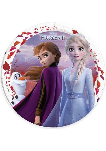 LDC1259 Balonevi, Frozen Iı, 8 Adet Kağıt Tabak, 23 cm