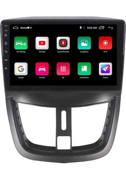 Peugeot 207 Android Carplay Multimedya Ekran Teyp 2GB+32GB fırsatları