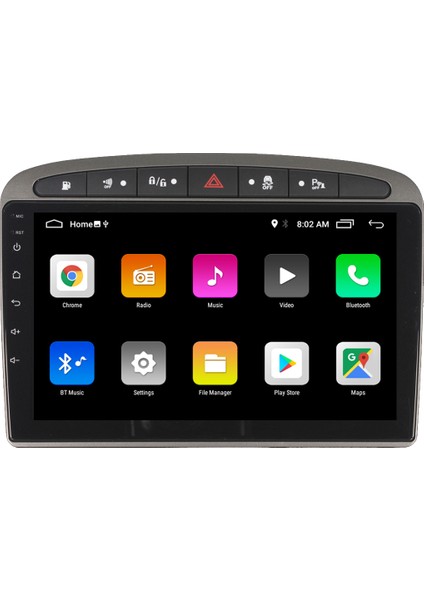 Peugeot 308-408 Android Carplay Multimedya Ekran Teyp 2GB+32GB fırsatları