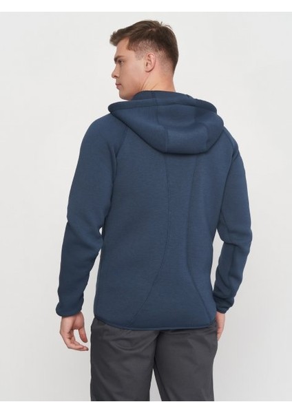 Softshell Hoodie - Erkek Lacivert Spor Sweatshirt - 101028.331