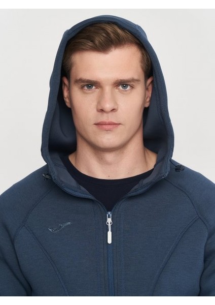 Softshell Hoodie - Erkek Lacivert Spor Sweatshirt - 101028.331