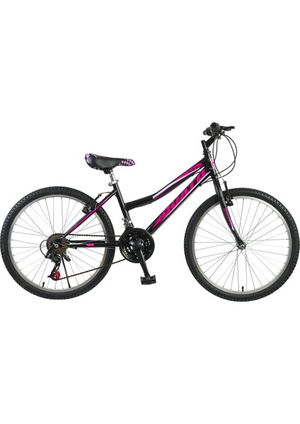 26 Jant Spor Dağ Bisikleti (Siyah-pembe)