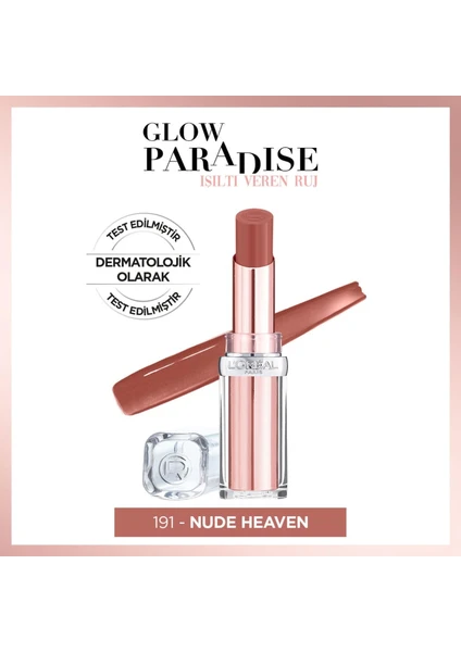 Glow Paradise Balm-in-lipstick - Işıltı Veren Nude Tonlu Ruj 191 Nude Heaven