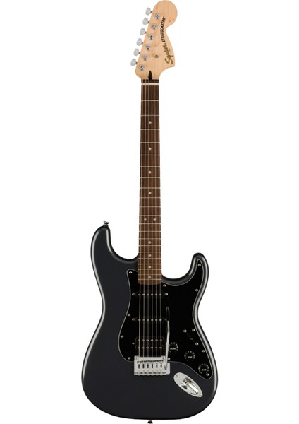 Affinity Strat HSS Frontman 15G Charcoal Frost Metallic Elektro Gitar Seti