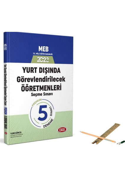 MEB Yurt Dışında Görevlendirilecek Öğretmenleri Seçme Sınavı Premium 5 Deneme Sınavı - Tohumlu Kalem