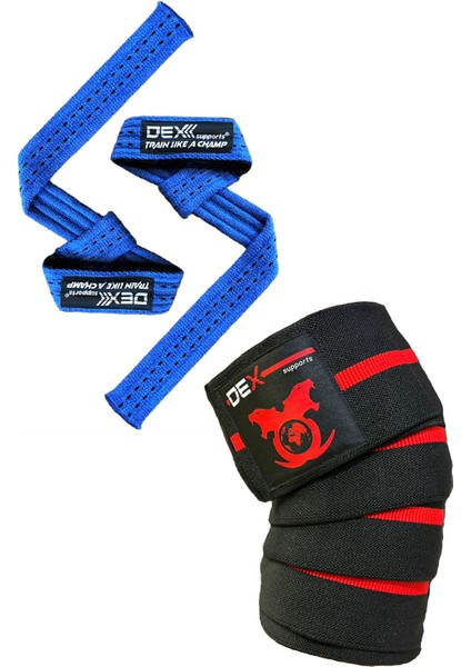 Lifting Straps Pro+ Knee Wraps 2'li Set