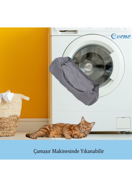 Kedi Yatağı Evcil Hayvan Kedi Minderi Evcil Hayvan Dikdörtgen 65X45 cm Yumuşak Minder