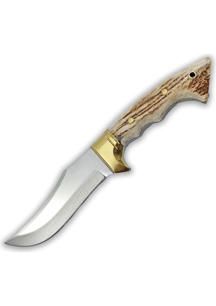 Geyik Boynuzu Kabzeli Av Bıçağı , Bowie Bıçak , Avcılar Için Kişiselleştirilebilir Hediye