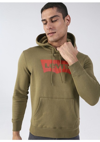 Erkek Kapüşonlu Yeşil Sweatshirt - A2825-0010 modelleri
