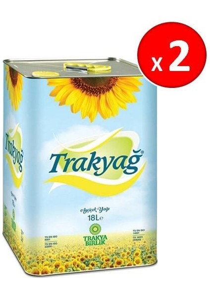 Ayçiçek Yağı 2 x 18 Lt