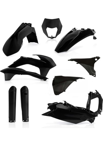 Ktm Exc 16 Full Grenaj Set Siyah