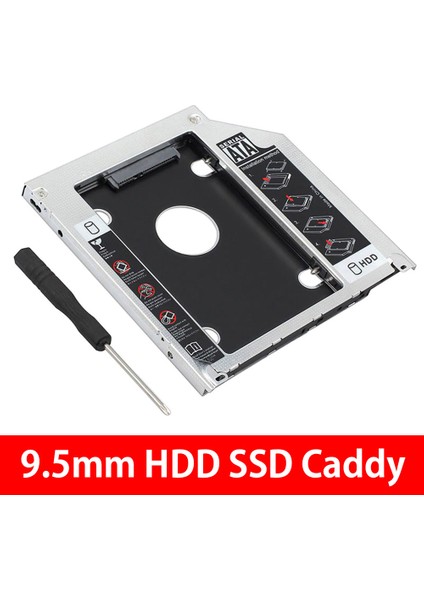9.5mm Sata 3.0 2.5 Inch Notebook HDD SSD Caddy Kızak Kutu