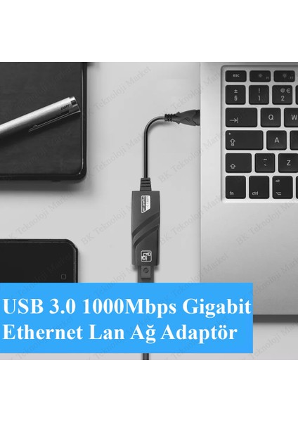 USB 3.0 1000MBPS Gigabit Ethernet Lan Ağ Adaptör indirimleri