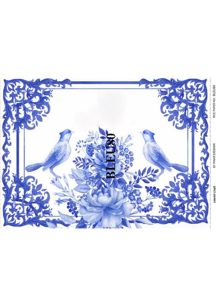 Pirinç Dekopaj Kağıdı LA-BLUE80