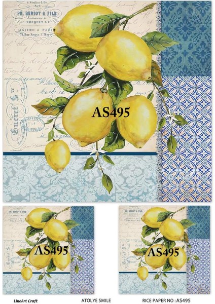 Pirinç Dekopaj Kağıdı LA-AS495