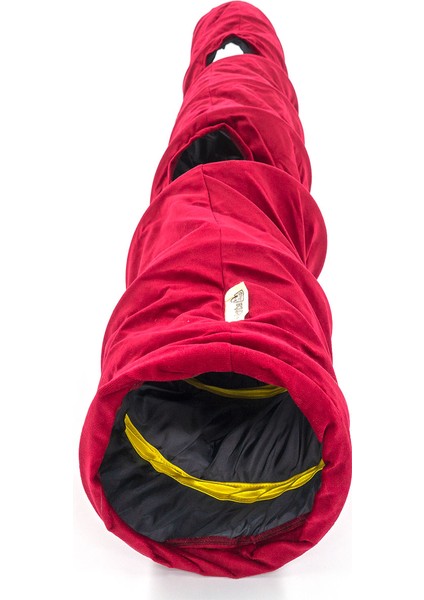 Katlanabilir Uzun Kadife Kedi Tüneli (Kırmızı) modelleri