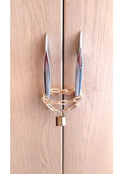 Zincirli Kilit Yurt Dolabı Kilidi Spor Dolap Kilidi Asma Kilit Paslanmaz 35cm fırsatları