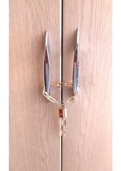 Zincirli Kilit Yurt Dolabı Kilidi Spor Dolap Kilidi Asma Kilit Paslanmaz 35cm indirimleri