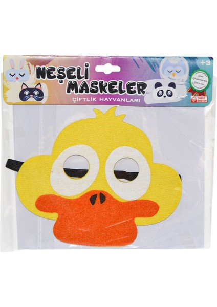 URT020-005 Neşeli Maskeler Çiftlik Hayvanları -Birlik fiyatları