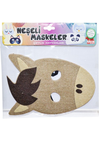 URT020-005 Neşeli Maskeler Çiftlik Hayvanları -Birlik modelleri