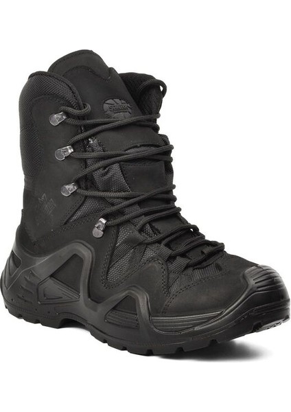 Siyah Nubuk Su Geçirmez Outdoor Uzun Bot