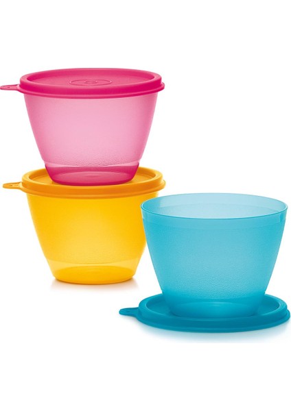 Renkli Buzdolabı Kapları 3'lü Set 400 ml fiyatları