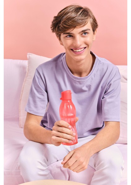 Eco Şişe Suluk Kolay Kapak 500 ml Pembe 2'li fırsatları