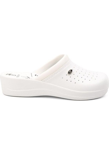 Beyaz Önü Kapalı Sabo Kadın Terlik fiyatları