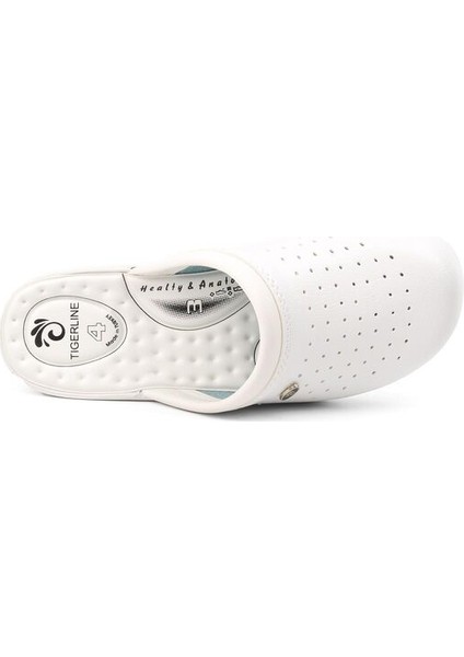Beyaz Önü Kapalı Sabo Kadın Terlik indirimleri