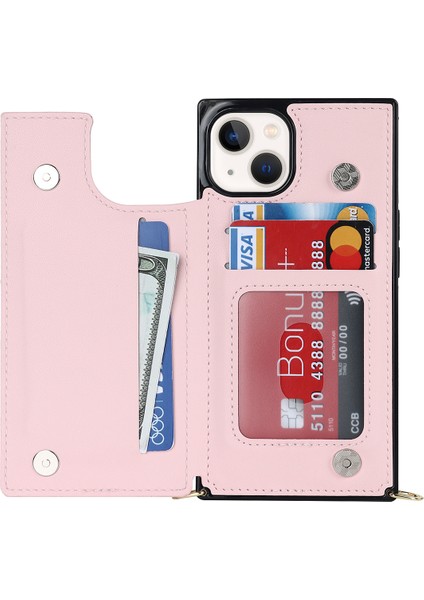 Çapraz Gövde Kart Yuvası Cüzdan iPhone 14 Pro Kılıfı (Yurt Dışından) indirimleri