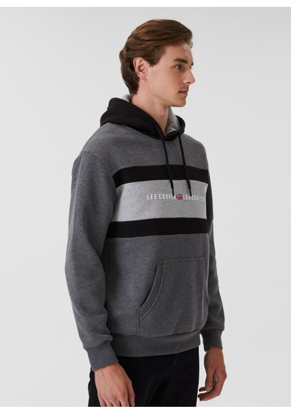 Lee Cooper Antrasit Erkek Sweatshirt