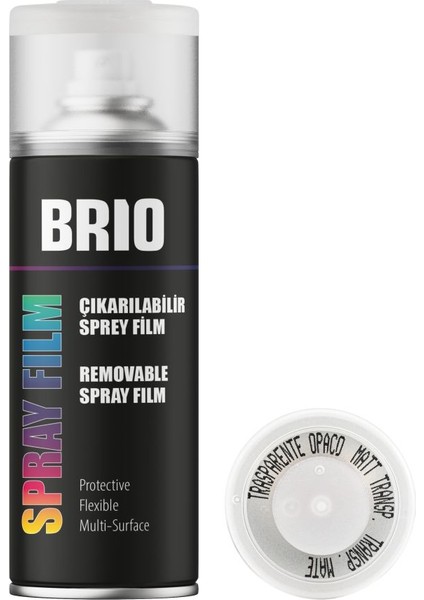 Sprey Boya Çıkarılabilir Opak Transparan 400 Ml
