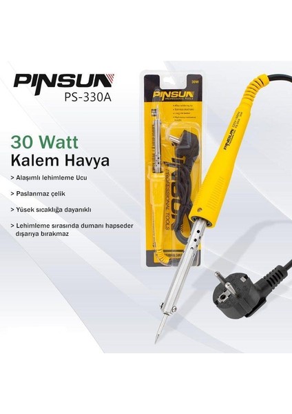 Pınsun PS-330A 30WATT Kalem Havya