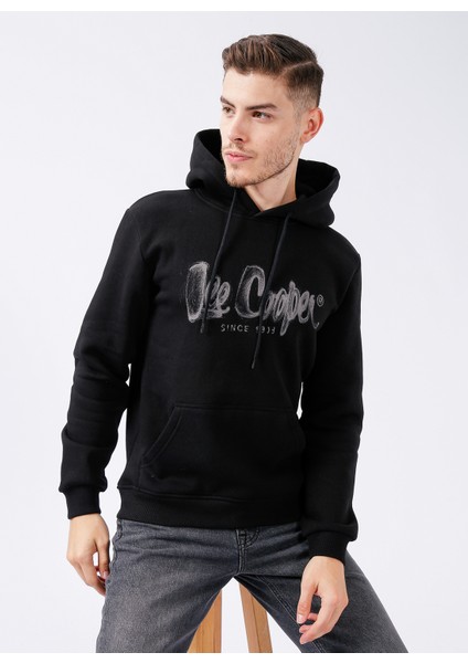 Kapüşon Yaka Siyah Erkek Sweatshirt 231 Lcm 241014 Gregory Sä°yah