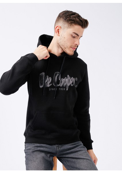 Kapüşon Yaka Siyah Erkek Sweatshirt 231 Lcm 241014 Gregory Sä°yah modelleri