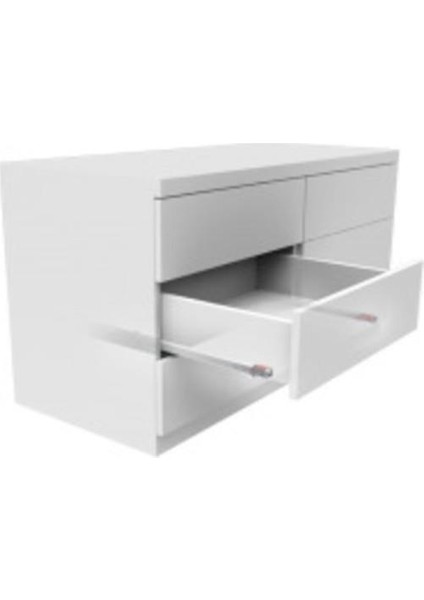 Ultimade Tek Açılım Frenli Ray+Mandal 40CM