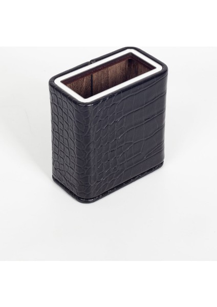 Masaüstü Croco Krom Detaylı Deri Kalemlik fiyatları
