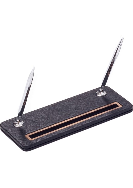 Pera Deri Kalem Ünitesi Siyah Ahşap Detaylı modelleri