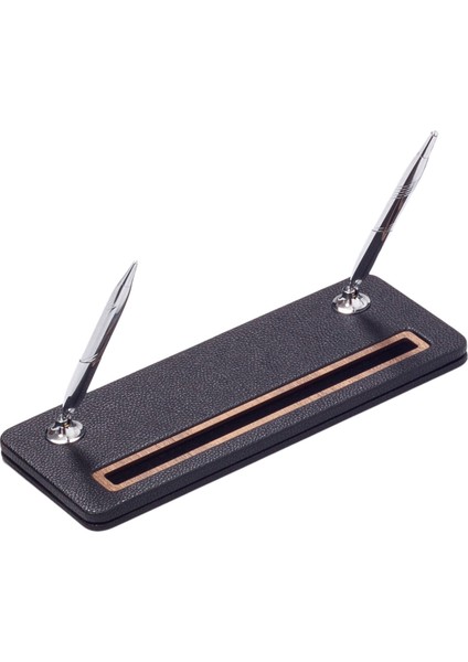 Pera Deri Kalem Ünitesi Siyah Ahşap Detaylı fırsatları