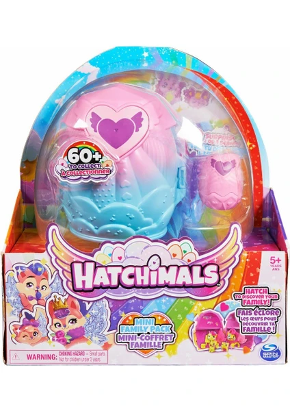 Spin Master Spin Master 6063120 Hatchimals Sürpriz 3 Karakterli Aile Paketi Ev Oyun Seti