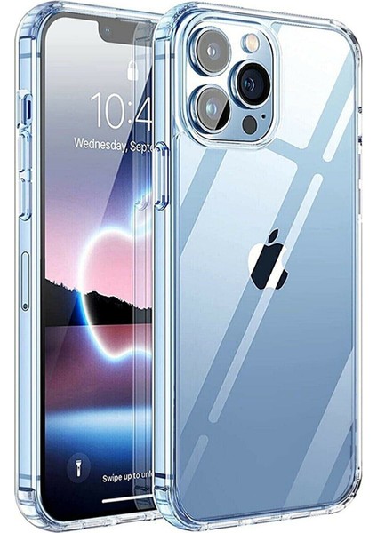 Apple iPhone 14 Pro Uyumlu Şeffaf Silikon Darbe Emici Antishock Telefon Kılıfı