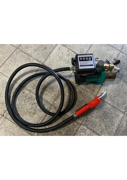 220 Volt Sayaçlı Mazot Aktarma Pompası Sıvı Mazot Pompası
