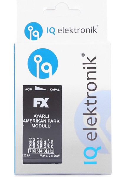 Iq Amerikan Park Modulü Ayarlı Fx Yeni Nesil 24 Volt