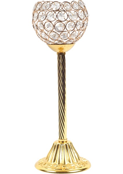 Kristal Şapka Gold Metal Şamdan fiyatları